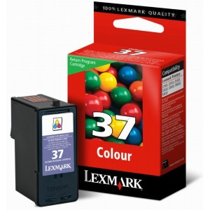 Cartus LEXMARK 37, Original, Color, Inkjet